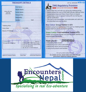 Nepal Trekking Permit and TIMS